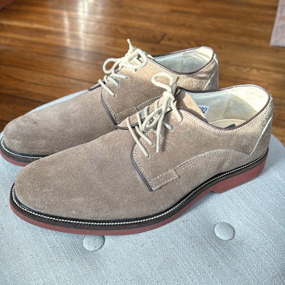 1901 Nordstrom Round Roe Oxford Suede Lace Up Dress Shoes Men's 8M - Picture 3 of 11